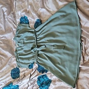 Monteau v-neck dress